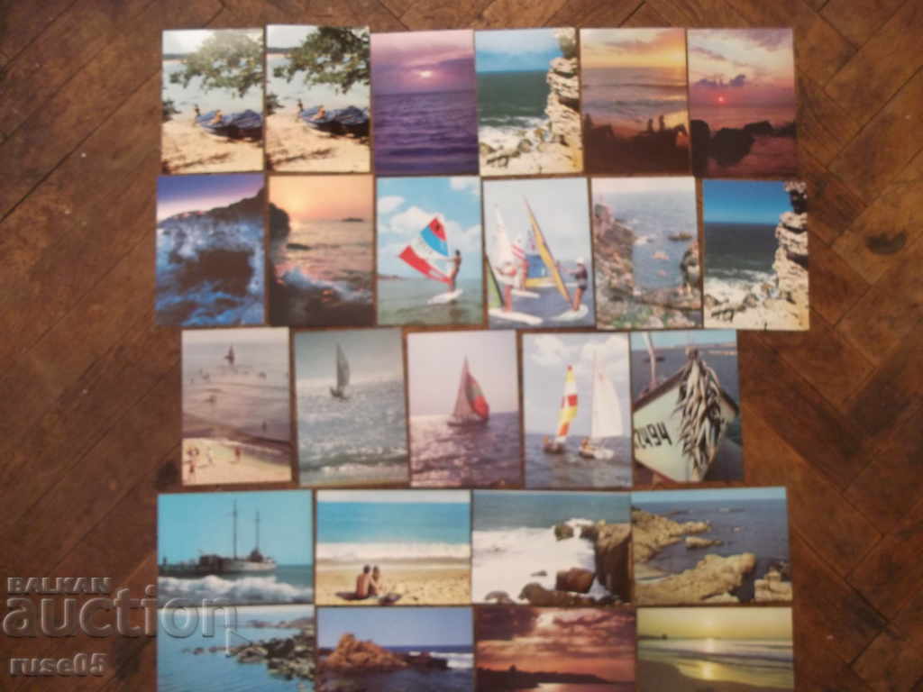 Lot of 40 pcs. cards "Black Sea coast" * with price 26.00 BGN | € 13.29
