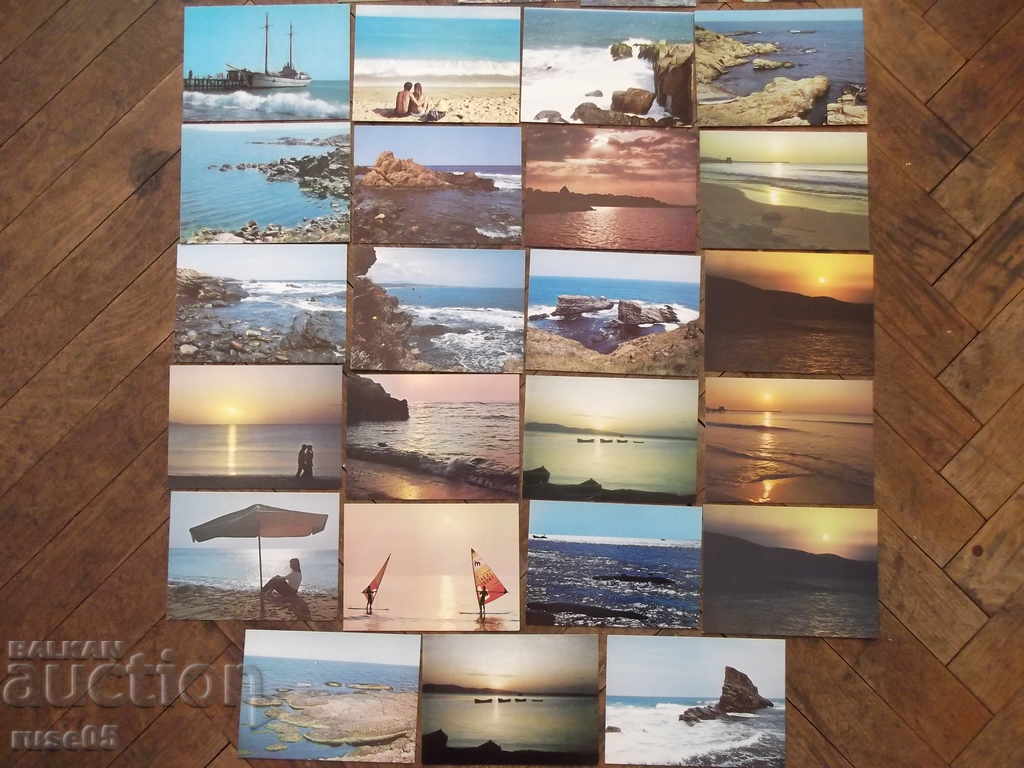 Auction  Lot of 40 pcs. cards "Black Sea coast" *