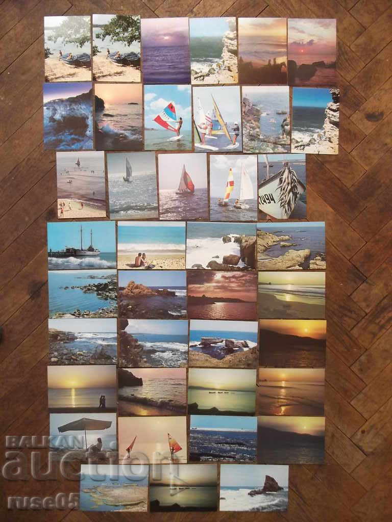 Lot of 40 pcs. cards "Black Sea coast" *