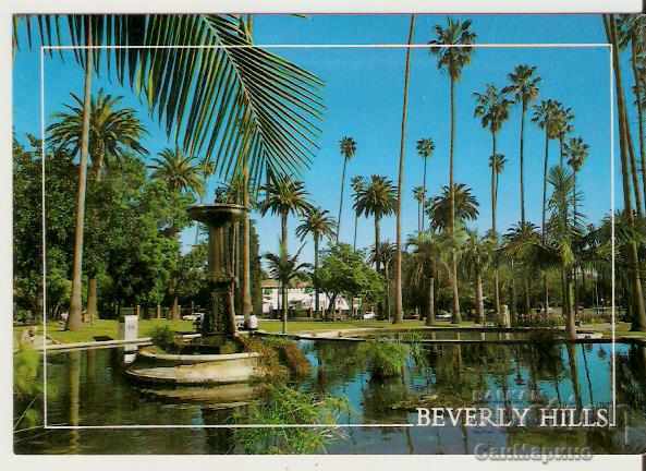 Carte poștală SUA Los Angeles Beverly Hills 3 *