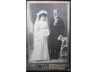 OLD PHOTO-BRIDES-WEDDING-POSTALOV & NANKOV-TURNOVO