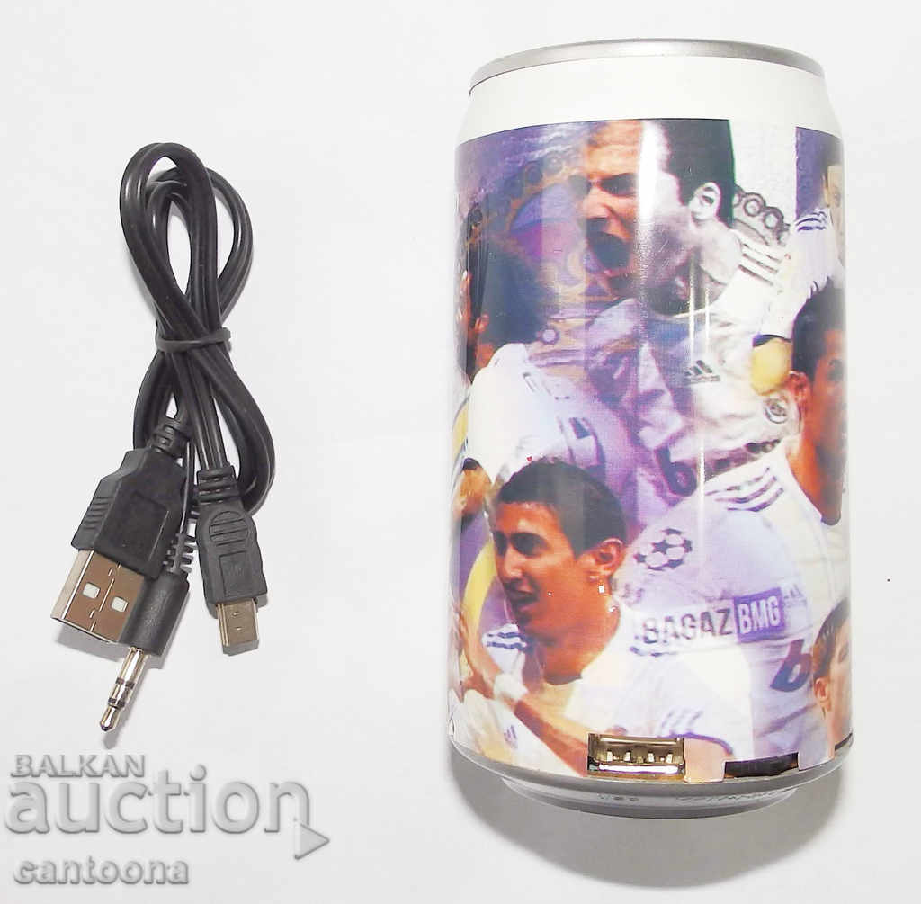Auction Mini Speaker and MP3 Player in Real Madrid Box Auction Mini Speaker and MP3 Player in Real Madrid Box