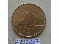 20 forints 2008 Ungaria