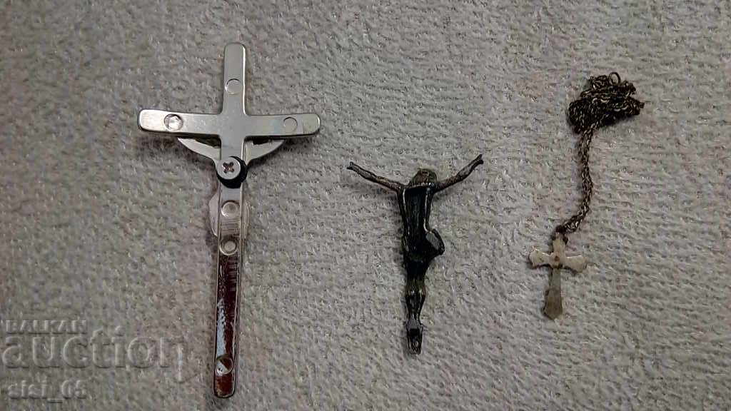 Lot 3 pcs. old cross with price 30.00 BGN | € 15.34 Lot 3 pcs. old cross with price 30.00 BGN | € 15.34