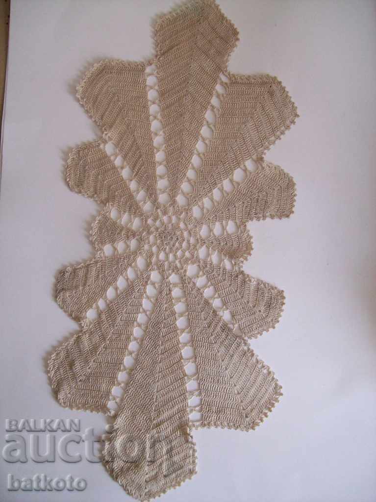 Tricotare manuală veche pe un singur cârlig - dimensiuni 60/25 cm