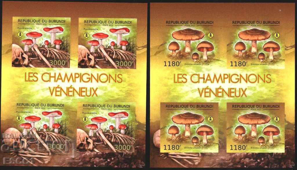 Auction Pure blocks unperforated Flora Mushrooms 2012 from Burundi Auction Pure blocks unperforated Flora Mushrooms 2012 from Burundi