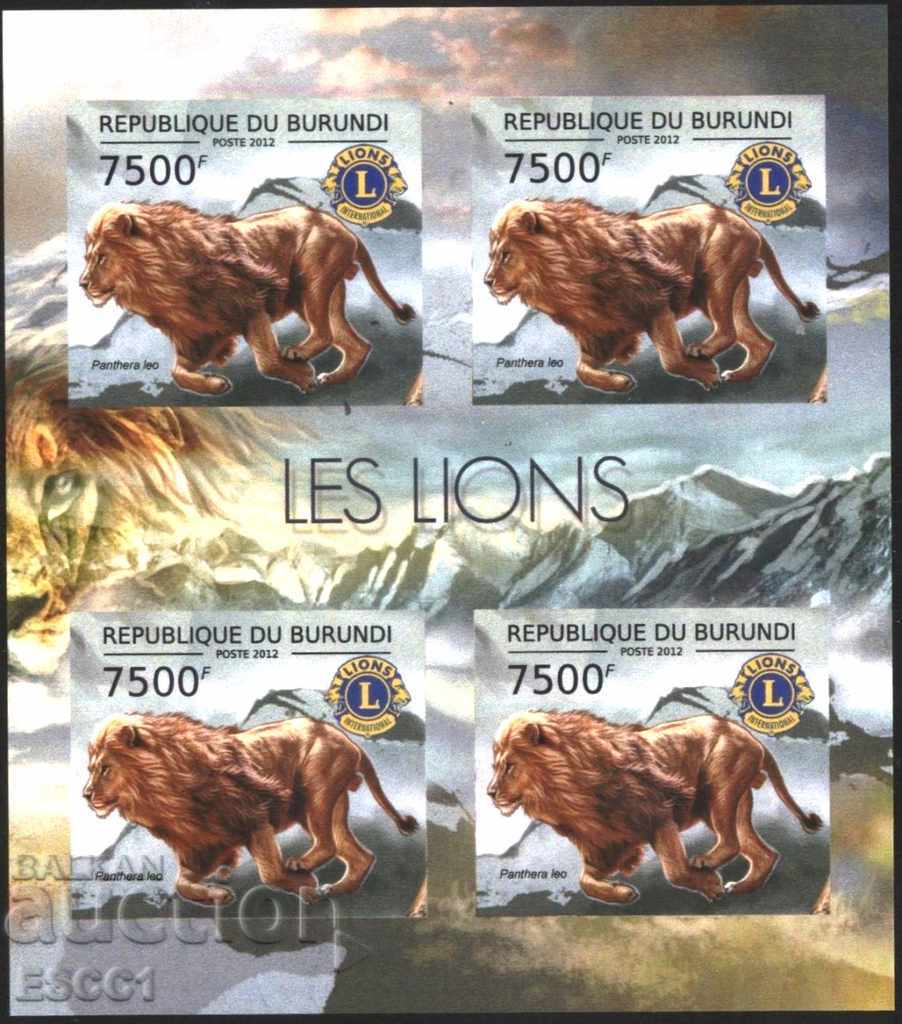 Delivery of Pure Blocks Perforated Lion Fauna 2012 Burundi Delivery of Pure Blocks Perforated Lion Fauna 2012 Burundi