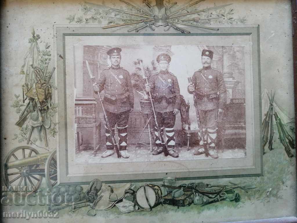 Army portrait photo of soldiers, 1904 - 6 Army portrait photo of soldiers, 1904 - 6