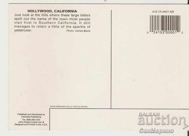 Postcard USA Los Angeles Hollywood 2 * with price 0.80 BGN | € 0.41 Postcard USA Los Angeles Hollywood 2 * with price 0.80 BGN | € 0.41