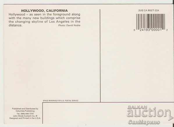 Postcard USA Los Angeles Hollywood 3 * with price 0.80 BGN | € 0.41
