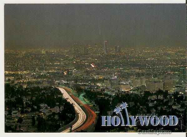 Postcard USA Los Angeles Hollywood 3 *