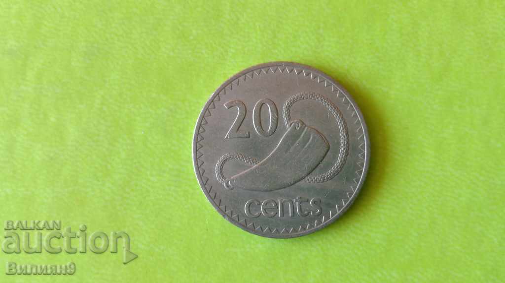 20 цента 1969 Фиджи