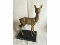 Small plastic - "Deer" - bronze.