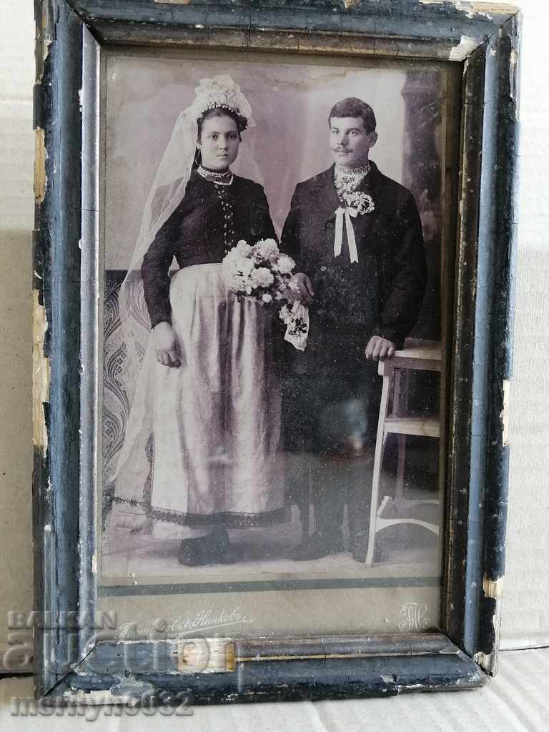 Παλιά φωτογραφία γαμήλια φωτογραφία γάμου