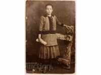 OLD PHOTOGRAPHY-RETRO CLOTHING-YOUNG LADY-CDV