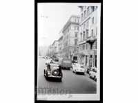 OLD PHOTOS-ROME-1955-RETRO CARS-COCA CAR
