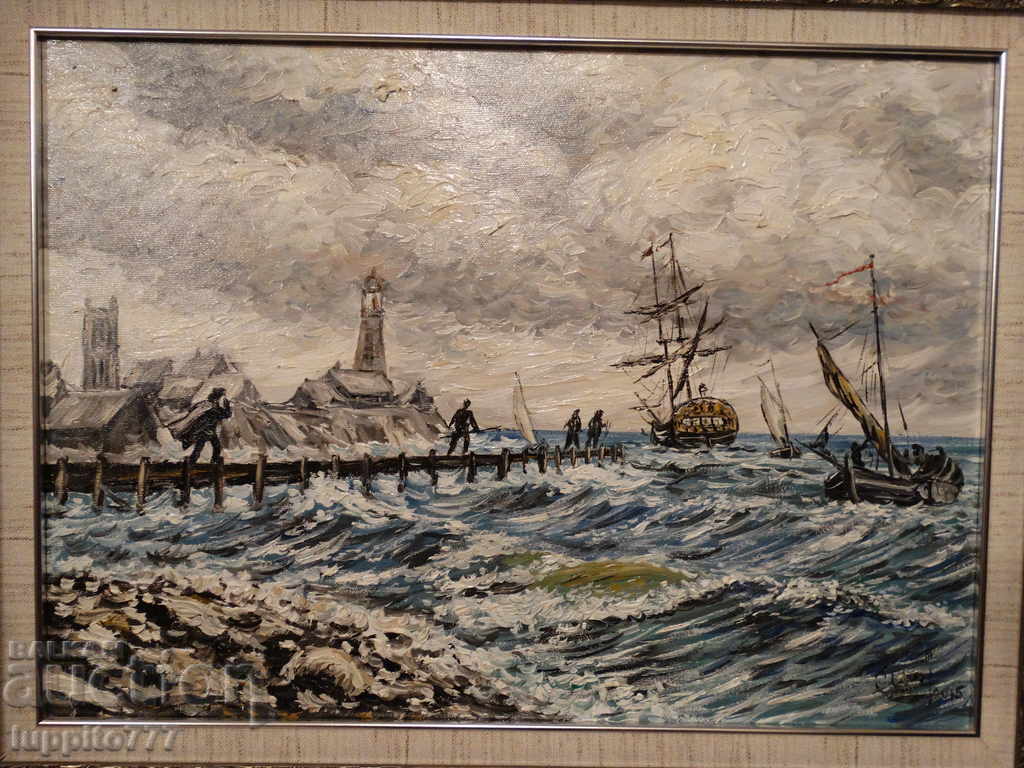 Auction painting - oil - canvas Auction painting - oil - canvas