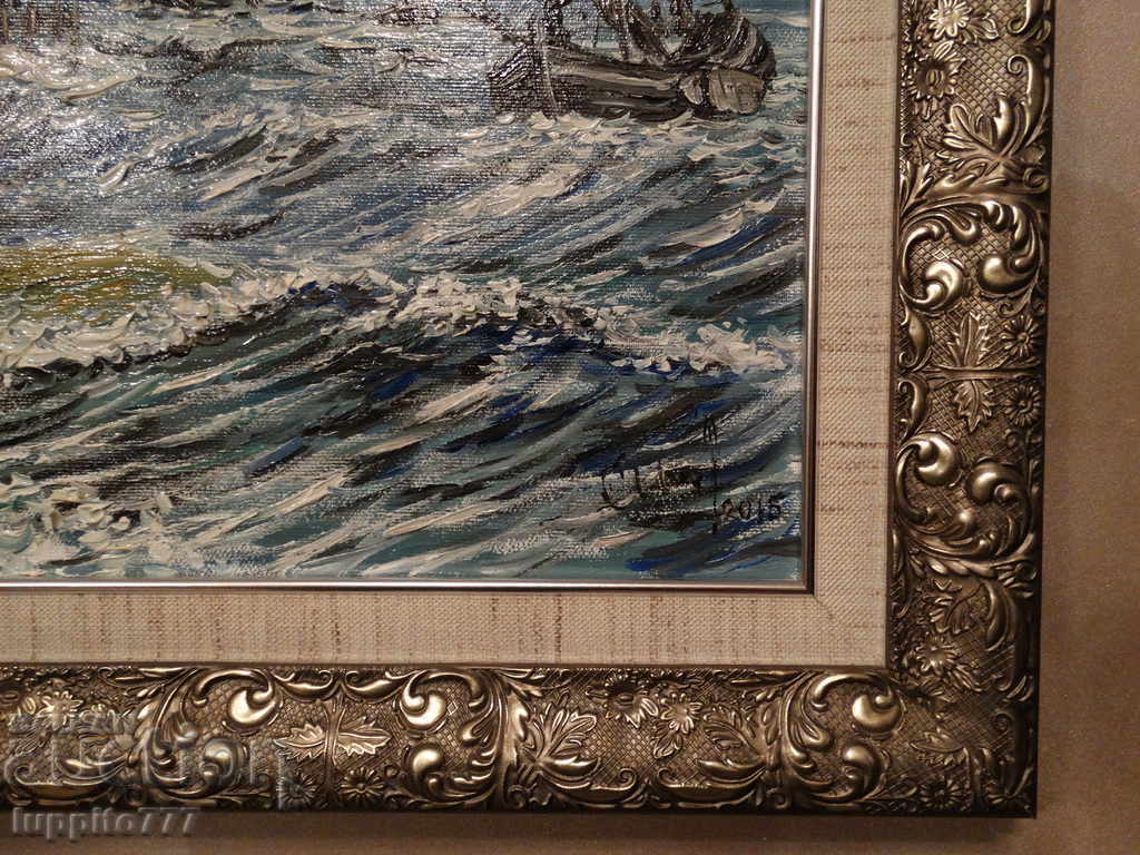 Delivery of painting - oil - canvas Delivery of painting - oil - canvas