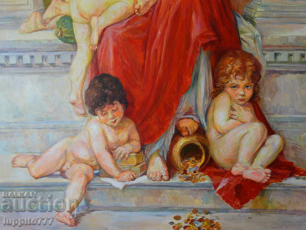 Auction painting - oil - canvas Auction painting - oil - canvas
