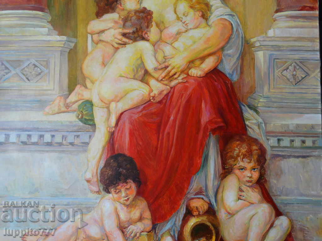 Delivery of painting - oil - canvas Delivery of painting - oil - canvas