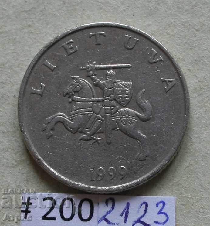 1 lit 2001 Lituania cu preț € 0.46 | 0.90 BGN