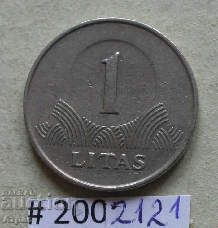 1 lit 1999 Lithuania