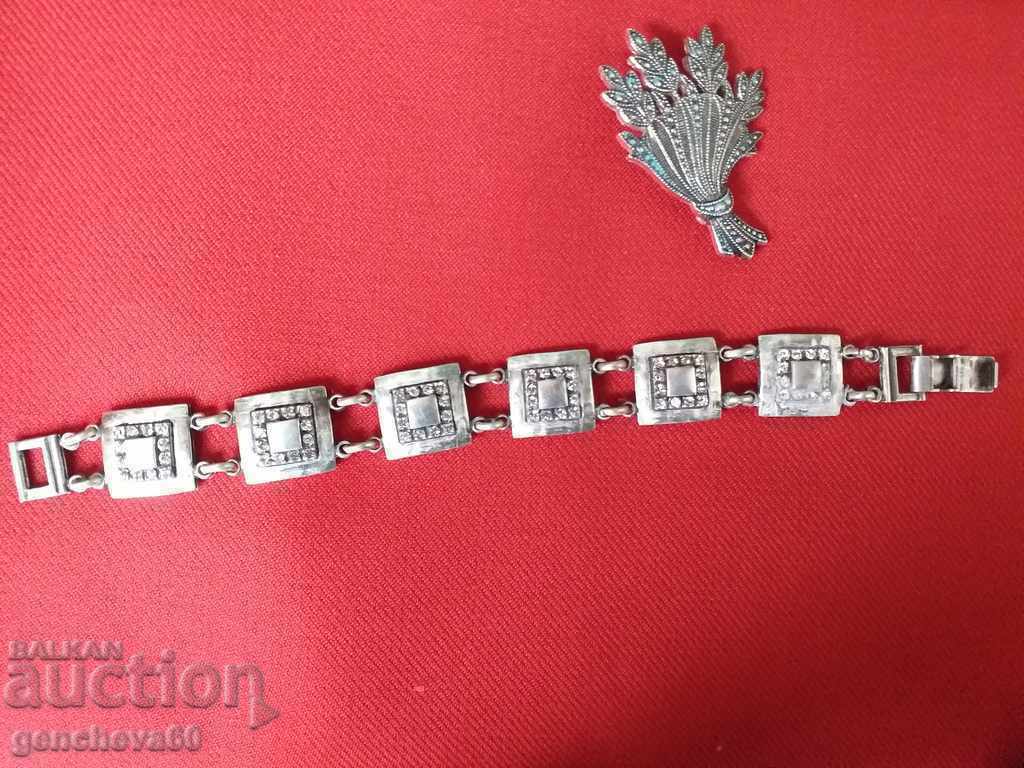 Delivery of Renaissance silver plated bracelet with stones Delivery of Renaissance silver plated bracelet with stones