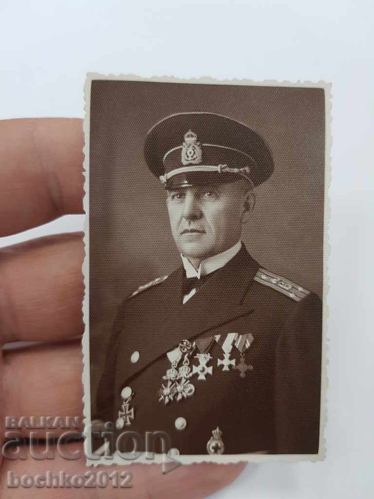 Bulgarian Royal Navy military photograph with Captain 1st Rank