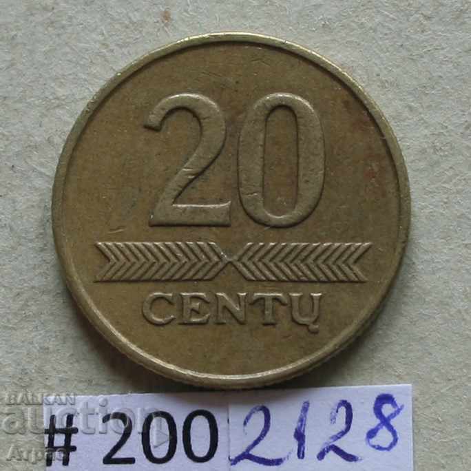 20 εκατοστά 1997 Λιθουανία