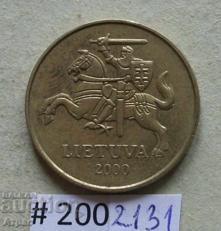 50 centimes 2000 Lithuania with price € 0.77 | 1.51 BGN