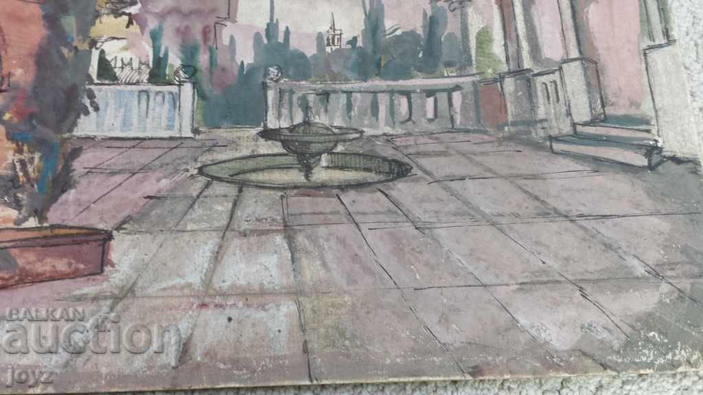 Auction PAINTING CITY LANDSCAPE BALCHIK 76 g. Watercolor / M. ABAZOVA Auction PAINTING CITY LANDSCAPE BALCHIK 76 g. Watercolor / M. ABAZOVA