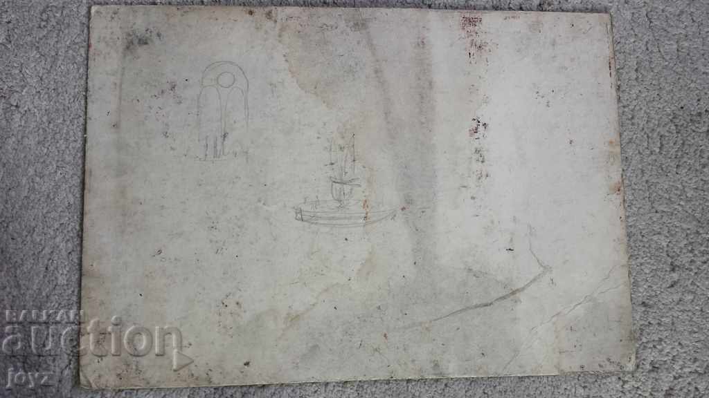 PAINTING CITY LANDSCAPE BALCHIK 76 g. Watercolor / M. ABAZOVA - 6 PAINTING CITY LANDSCAPE BALCHIK 76 g. Watercolor / M. ABAZOVA - 6