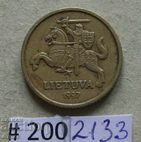 10 centimii 1997 Lituania cu preț € 0.26 | 0.51 BGN