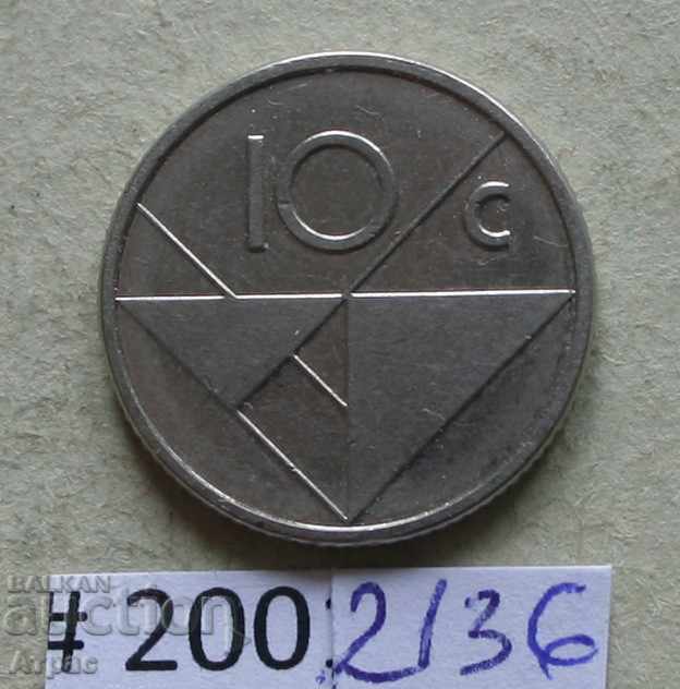 10 cents 2008 Aruba