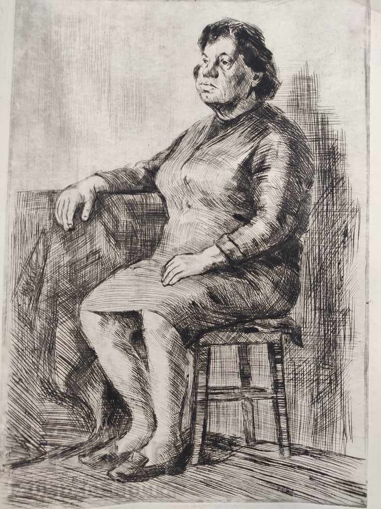 Будин Матеев графика "Фигура жена" с цена 19.00 лв. | € 9.71 Будин Матеев графика "Фигура жена" с цена 19.00 лв. | € 9.71