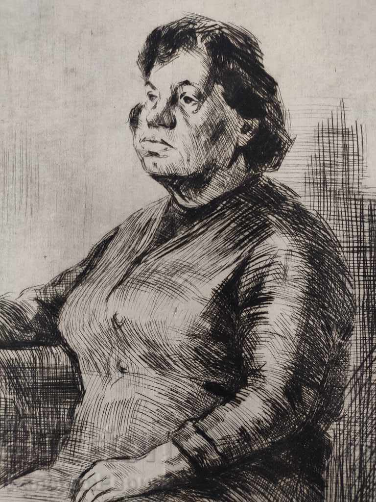 Будин Матеев графика "Фигура жена" - 5 Будин Матеев графика "Фигура жена" - 5