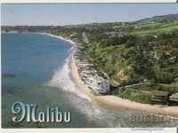 Postcard USA Malibu View 1 *