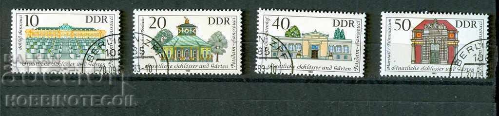 ГДР DDR  4 марки 10 - 20 - 40 - 50 ЗАМЪЦИ в ПОТСДАМ - 1983