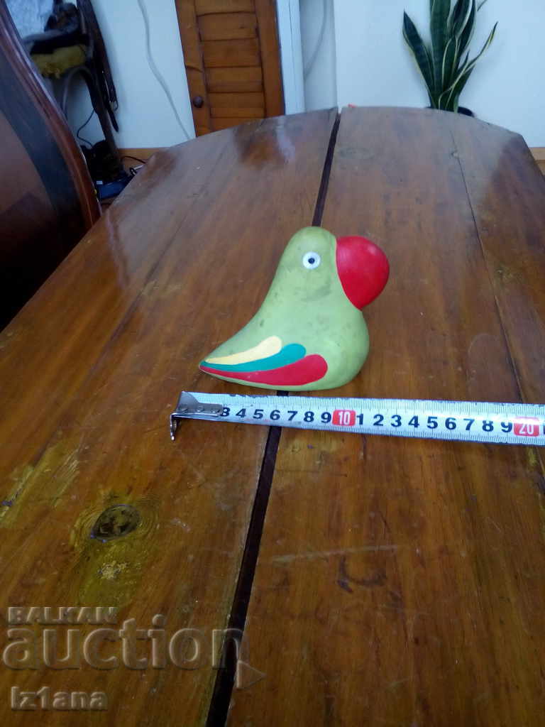 Auction Old toy parrot Auction Old toy parrot