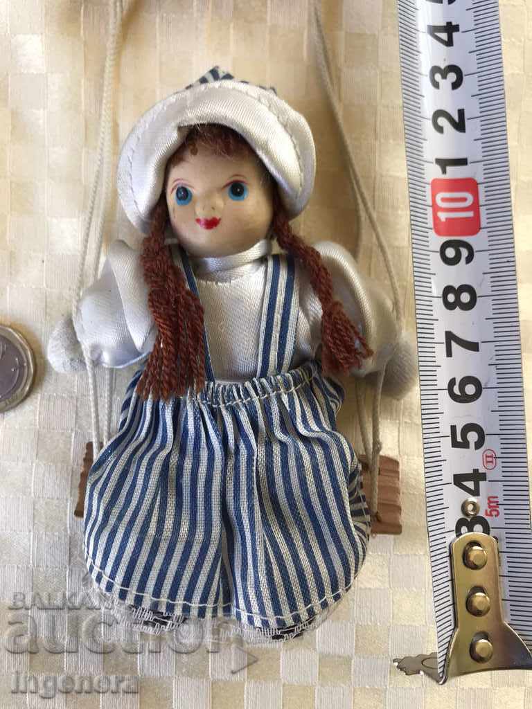 Wooden toy doll doll with price 9.00 BGN | € 4.60 Wooden toy doll doll with price 9.00 BGN | € 4.60