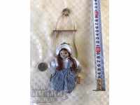 Wooden toy doll doll