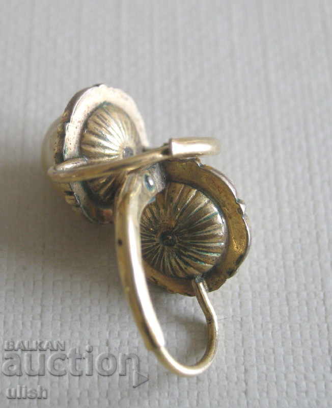 Auction Old gilded earrings earrings Auction Old gilded earrings earrings