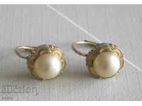 Old gilded earrings earrings