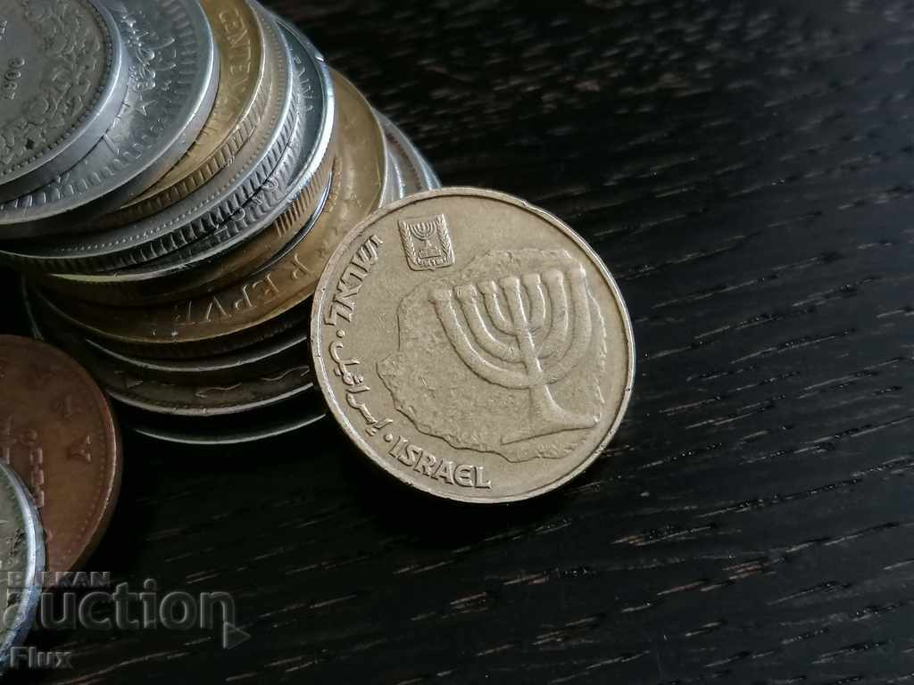 Monedă - Israel - 10 agori 2007. cu preț 1.00 BGN | € 0.51