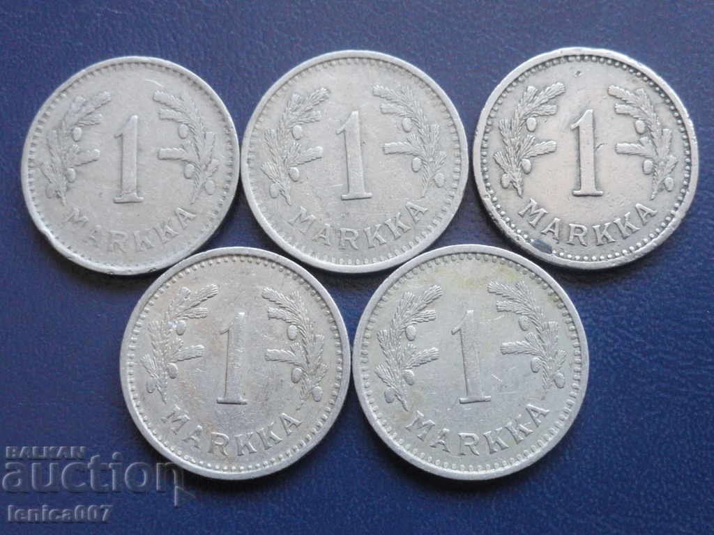 Finland 1929-40 - 1 Brand (5 pieces) with price 16.80 BGN | € 8.59 Finland 1929-40 - 1 Brand (5 pieces) with price 16.80 BGN | € 8.59