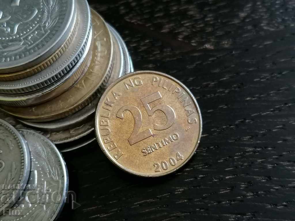 Moneda - Filipine - 25 centimo | 2004.