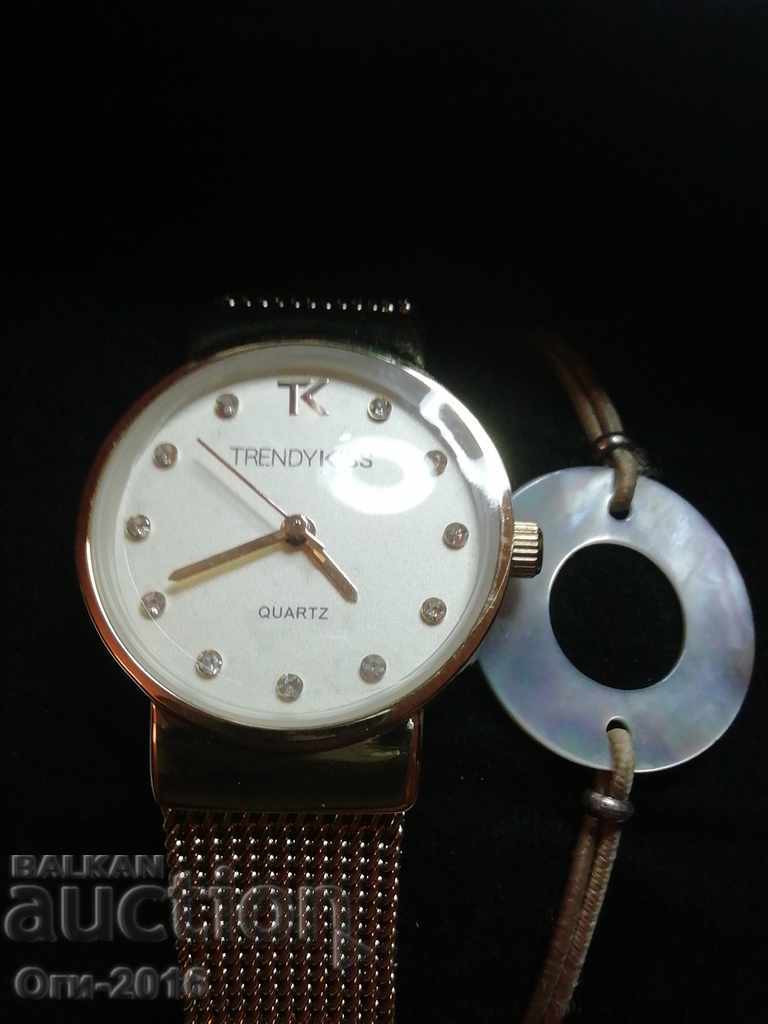 TRENDY KISS Watch for Ladies and Bracelets with price 75.00 BGN | € 38.35 TRENDY KISS Watch for Ladies and Bracelets with price 75.00 BGN | € 38.35