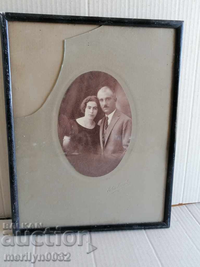 Стара снимка фотография портрет съпрузи