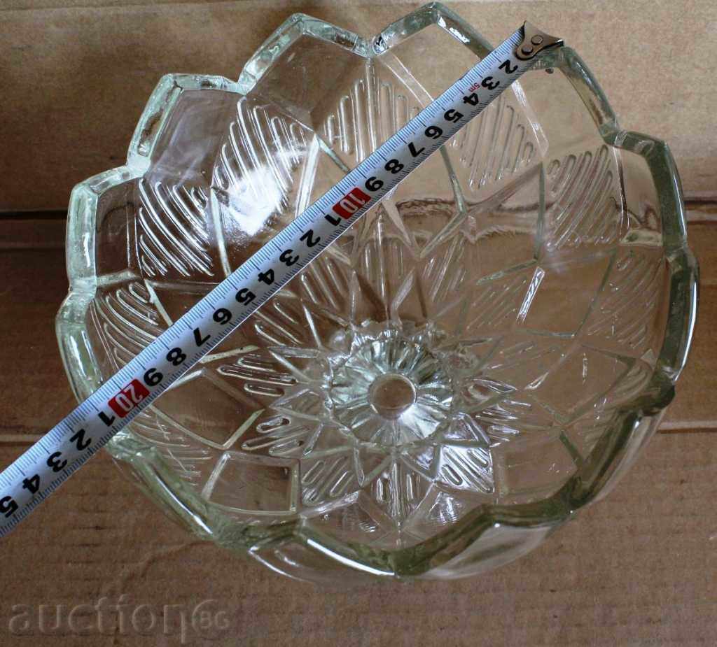 LARGE FRUITER WITH CRYSTAL BELL FRUIT BOWL BOWL with price 25.00 BGN | € 12.78