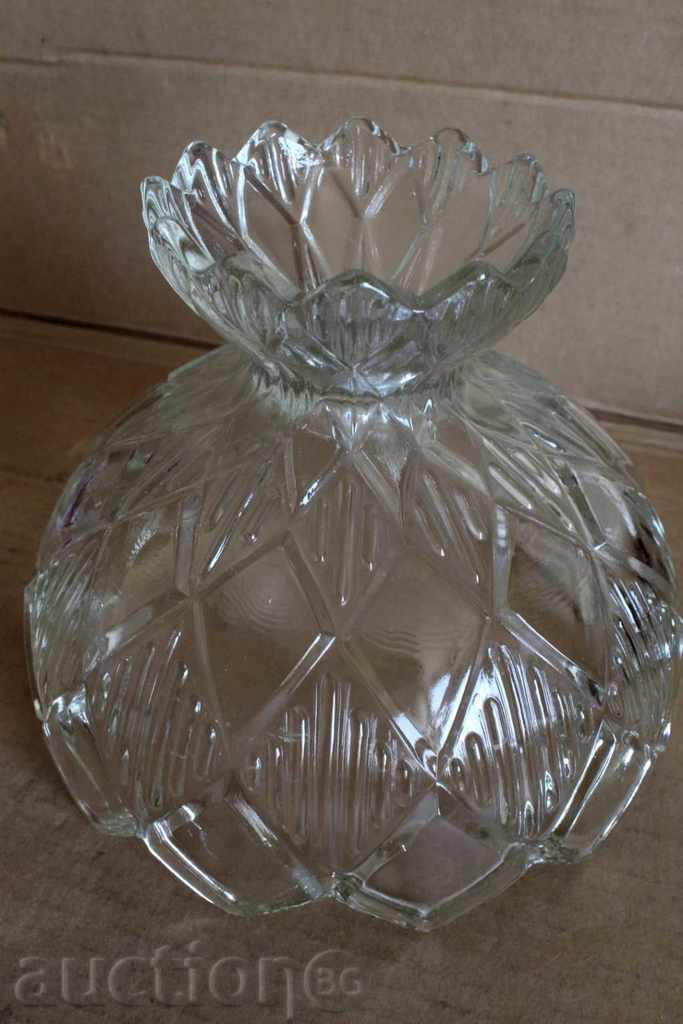 Delivery of LARGE FRUITER WITH CRYSTAL BELL FRUIT BOWL BOWL